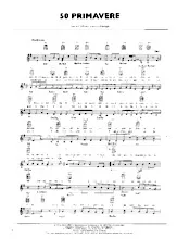 télécharger la partition d'accordéon 50 Primavere (Chant : Pooh) (Rumba) au format PDF