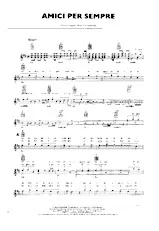 télécharger la partition d'accordéon Amici per sempre (Chant : Pooh) (Soul Rock) au format PDF