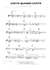 télécharger la partition d'accordéon Capita quando capita (Chant : Pooh) (Slow) au format PDF