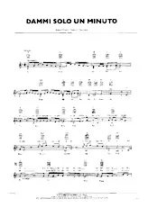 télécharger la partition d'accordéon Dammi solo un minuto (Chant : Pooh) (Slow) au format PDF