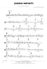 scarica la spartito per fisarmonica Giorni infiniti (Chant : Pooh) (Disco Rock) in formato PDF