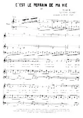 download the accordion score C'est le refrain de ma vie (Arrangement de Gérard Layani) (Valse) in PDF format