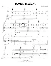 descargar la partitura para acordeón Mambo Italiano en formato PDF