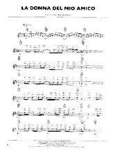 télécharger la partition d'accordéon La donna del mio amico (Chant : Pooh) (Slow Rock) au format PDF