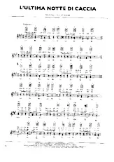télécharger la partition d'accordéon L'Ultima notte di Caccia (Chant : Pooh) (Disco Rock) au format PDF