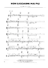 télécharger la partition d'accordéon Non lasciarmi mai più (Chant : Pooh) (Slow Rock) au format PDF
