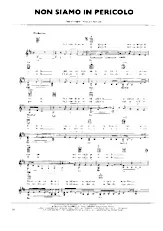 télécharger la partition d'accordéon Non siamo in pericolo (Chant : Pooh) (Disco Rock) au format PDF