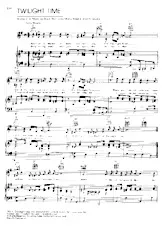 télécharger la partition d'accordéon Twilight Time (Les amoureux) (Chant : Les Platters / Elvis Presley) au format PDF