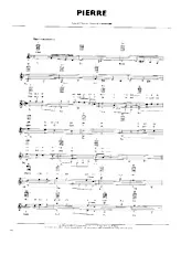 télécharger la partition d'accordéon Pierre (Chant : Pooh) (Slow) au format PDF
