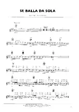 télécharger la partition d'accordéon Se balla da sola (Chant : Pooh) (Soul Rock) au format PDF
