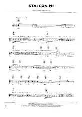 télécharger la partition d'accordéon Stai con me (Chant : Pooh) (Disco Rock) au format PDF