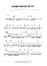 télécharger la partition d'accordéon Stare senza di te (Chant : Pooh) (Slow) au format PDF