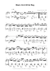 download the accordion score Black And White Rag (Piano) in PDF format