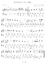 descargar la partitura para acordeón Bonjour les amis (Marche) en formato PDF