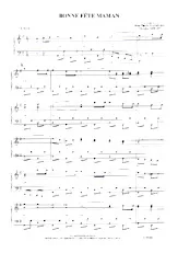 scarica la spartito per fisarmonica Bonne fête Maman (Marche) in formato PDF