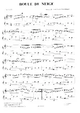 descargar la partitura para acordeón Boule de neige (Valse) en formato PDF