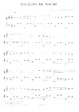 scarica la spartito per fisarmonica Boutons de nacre (Valse) in formato PDF