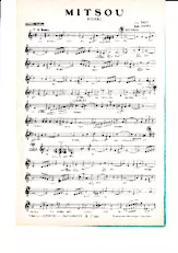 scarica la spartito per fisarmonica Mitsou (Boléro) in formato PDF