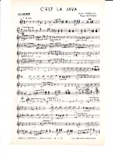 download the accordion score C'est la java in PDF format