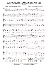 descargar la partitura para acordeón Le plus bel amour de ma vie (Boléro) en formato PDF