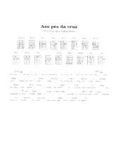 scarica la spartito per fisarmonica Aos pés da cruz (Chant : João Gilberto) (Bossa Nova) in formato PDF