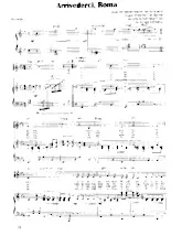 télécharger la partition d'accordéon Arrivederci Roma (Chant : Nat King Cole) (Arrangement : Igor Kantiukov) (Slow) au format PDF