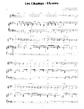 télécharger la partition d'accordéon Aux Champs Elysées (Chant : Joe Dassin) (Slow Fox) au format PDF