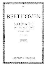 télécharger la partition d'accordéon Ludvig Van Beethoven : Sonate Per Pianoforte (Volume I / II / III) (32 Titres) au format PDF