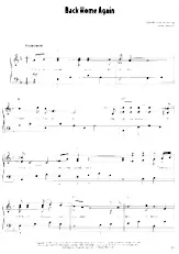 scarica la spartito per fisarmonica Back home again (Country Rumba) in formato PDF