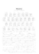 scarica la spartito per fisarmonica Beatriz (Slow) in formato PDF