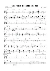 download the accordion score Les filles du bord de mer (Chant : Salvatore Adamo OU Arno) (Accordéon) in PDF format