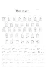 télécharger la partition d'accordéon Bons amigos (Bossa Nova) au format PDF