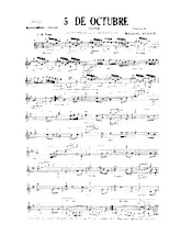 download the accordion score 5 de octubre (Tango) in PDF format