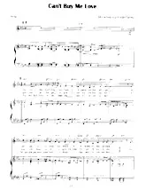 télécharger la partition d'accordéon Can't buy me love (Interprètes : The Beatles) (Swing Madison) au format PDF