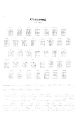 télécharger la partition d'accordéon Chansong (Slow) au format PDF