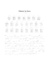 télécharger la partition d'accordéon Chove lá fora (Valse Lente) au format PDF