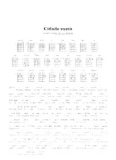 scarica la spartito per fisarmonica Cidade vazia (Chant : Elizeth Cardoso) (Bossa Nova) in formato PDF