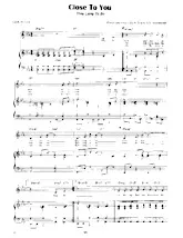 download the accordion score (They long to be) Close to you (Slow Fox-Trot) in PDF format