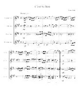 download the accordion score C'est si bon (Quartet Saxophones) (Parties Cuivres) in PDF format