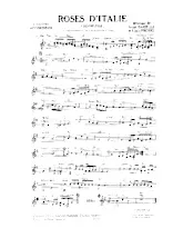 télécharger la partition d'accordéon Roses d'Italie (Orchestration) (Slow Fox) au format PDF