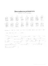 télécharger la partition d'accordéon Derradeira primavera (Chant : Nana Caymmi) (Slow) au format PDF