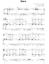 scarica la spartito per fisarmonica Diana (Arrangement : Igor Kantiukov) (Rock and Roll) in formato PDF