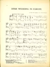 télécharger la partition d'accordéon Dixie wedding in Europe (Marche Dixie) au format PDF