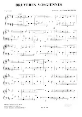 télécharger la partition d'accordéon Bruyères Vosgiennes (Valse) au format PDF