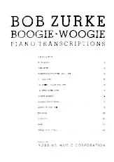 télécharger la partition d'accordéon Bob Zurke : Boogie-Woogie (Piano Transcriptions) (13 Titres) au format PDF