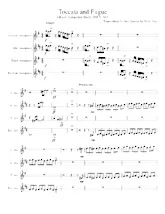 télécharger la partition d'accordéon Toccata and Fugue BWV 565 (Transcribed for Sax Quartet by Felix Guo) au format PDF