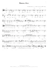 download the accordion score Mamy blue (Chant : Nicoletta) in PDF format