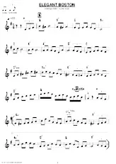 descargar la partitura para acordeón Elégant Boston en formato PDF