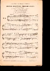 scarica la spartito per fisarmonica Douze duettos progressifs (Très mélodiques) (Flûtes / Violon) in formato PDF