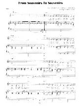 descargar la partitura para acordeón From souvenirs to souvenirs (Chant : Demis Roussos) (Bossa Nova) en formato PDF